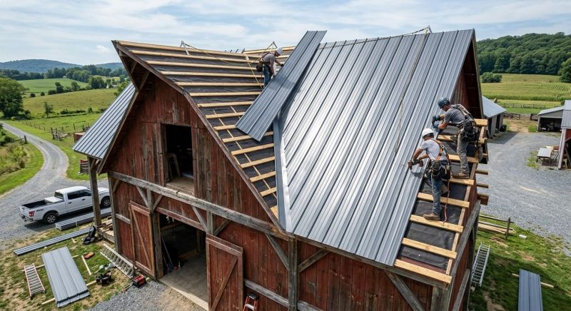 Barn Roof Construction in Point Pleasant Beach, NJ