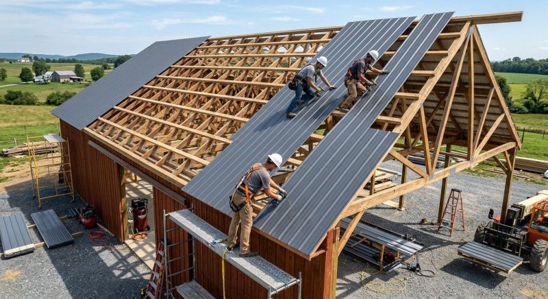 Barn Roof Installation in Point Pleasant Beach, NJ