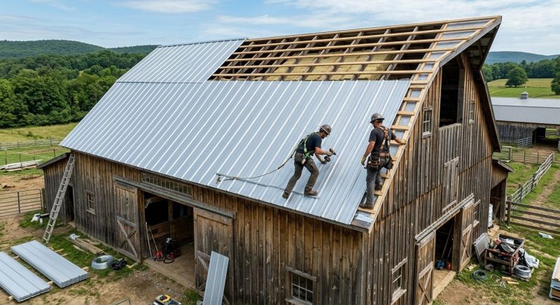 Barn Roof Installation in Point Pleasant Beach, NJ