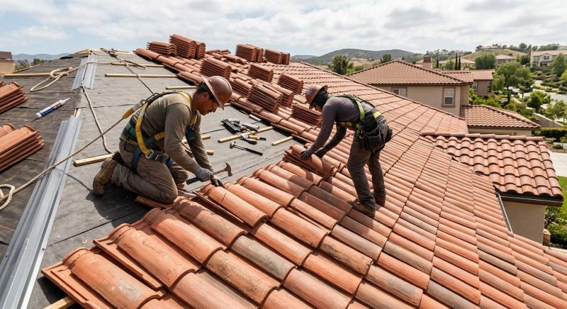 Barrel Tile Roof Installation in Point Pleasant Beach, NJ