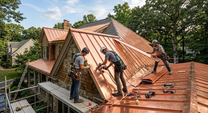 Copper Roof Installation in Point Pleasant Beach, NJ