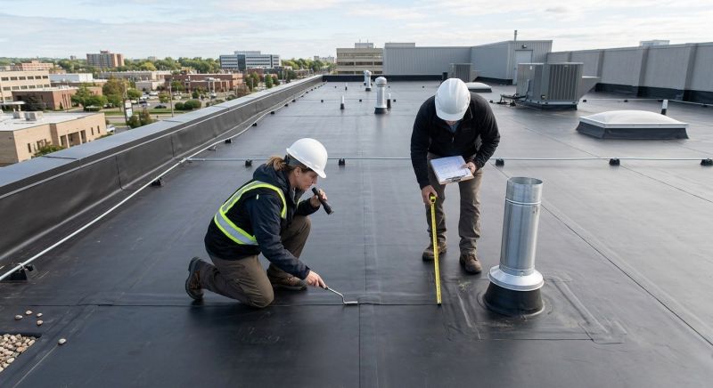 Flat Roof Inspection in Point Pleasant Beach, NJ