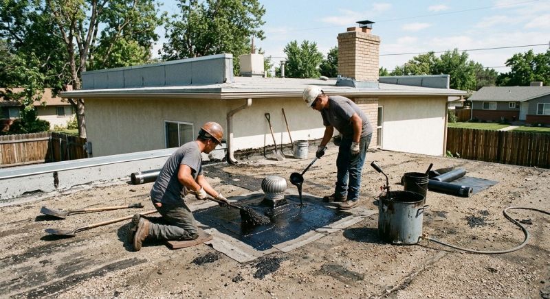 Flat Roof Tar Repair in Point Pleasant Beach, NJ