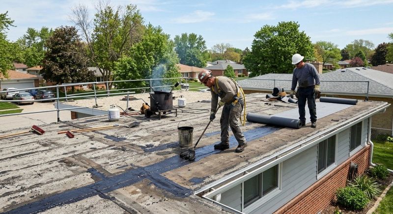Flat Roof Tar Repair in Point Pleasant Beach, NJ