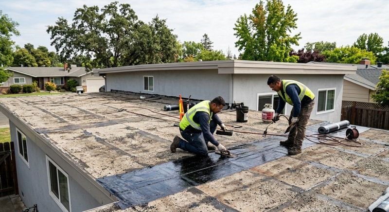 Flat Roof Tar Repair in Point Pleasant Beach, NJ