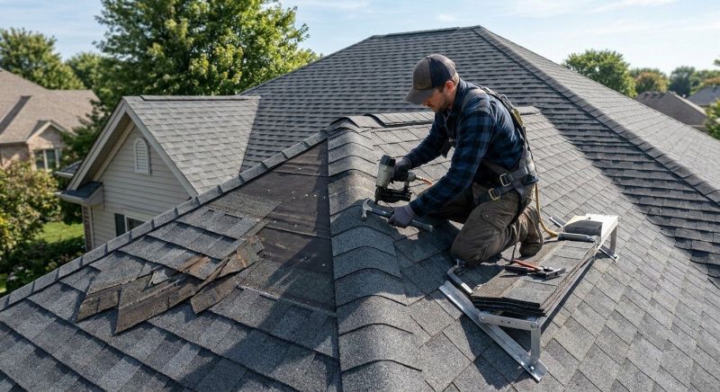 Hip Roof Shingle Repair in Point Pleasant Beach, NJ