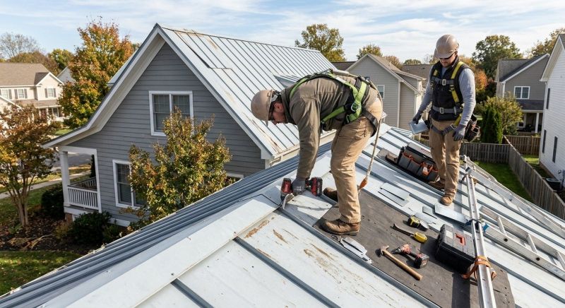 Metal Roof Flashing Repair in Point Pleasant Beach, NJ