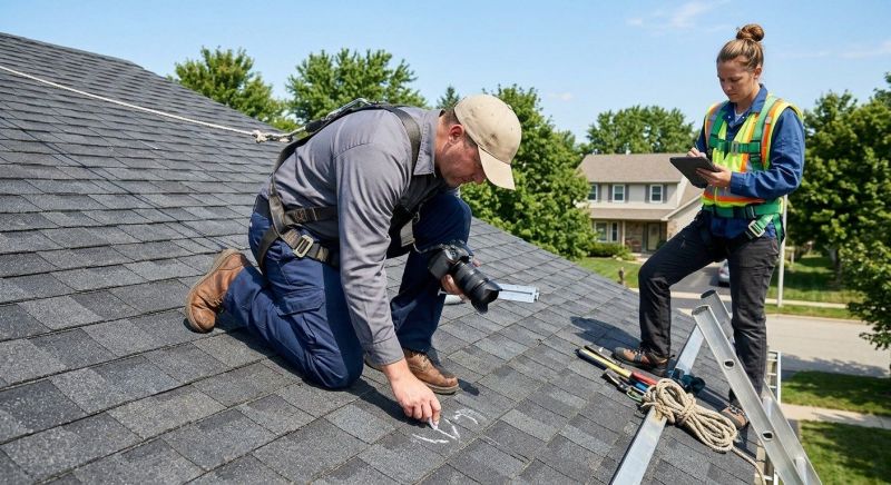 Roof Damage Inspection in Middletown, NJ