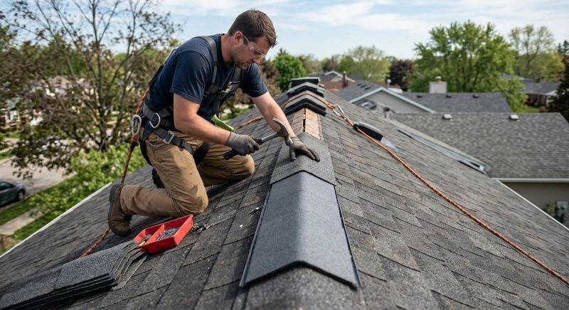 Roof Ridge Repair in Point Pleasant Beach, NJ