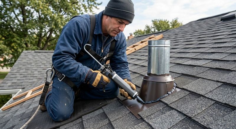 Roof Vent Flashing Repair in Point Pleasant Beach, NJ