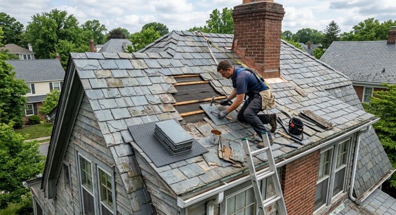Slate Roof Maintenance in Point Pleasant Beach, NJ