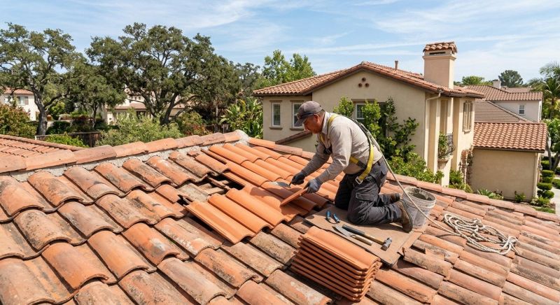 Spanish Tile Roof Repair in Point Pleasant Beach, NJ