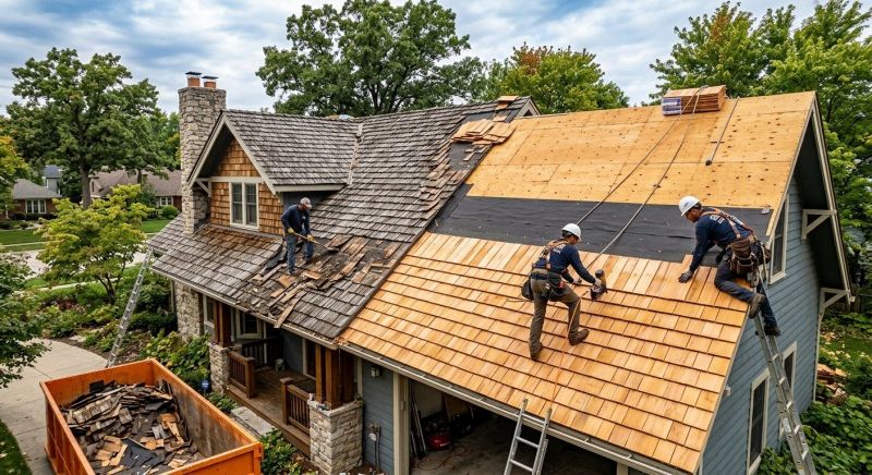 Wood Shake Roof Replacement in Point Pleasant Beach, NJ