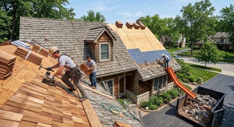 Wood Shingle Roof Replacement in Point Pleasant Beach, NJ