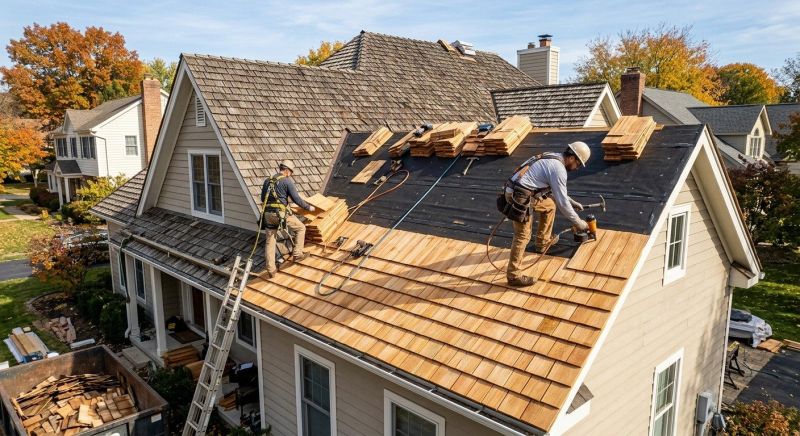 Wood Shingle Roof Replacement in Point Pleasant Beach, NJ